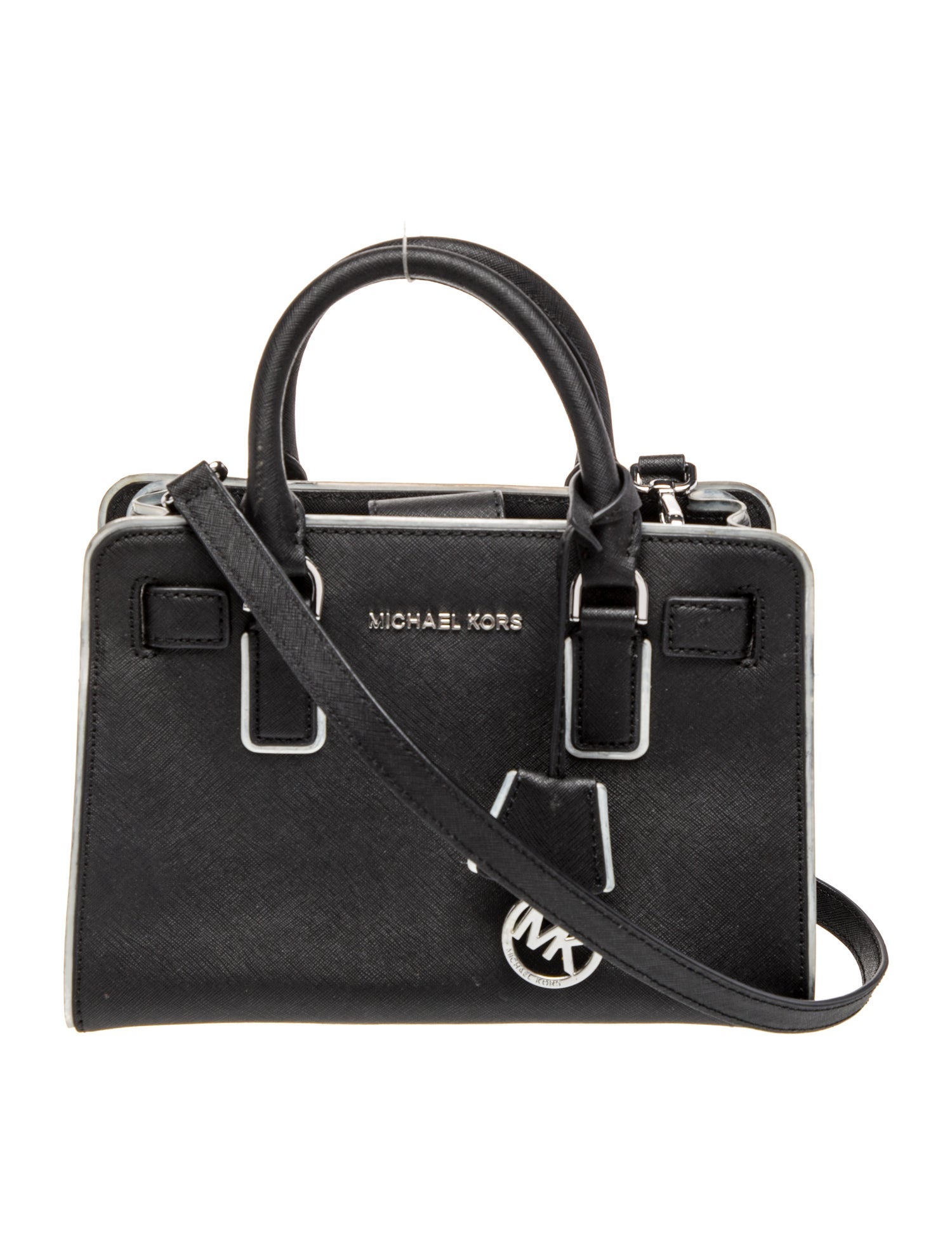 Michael Michael Kors Saffiano Leather Top Handle Bag