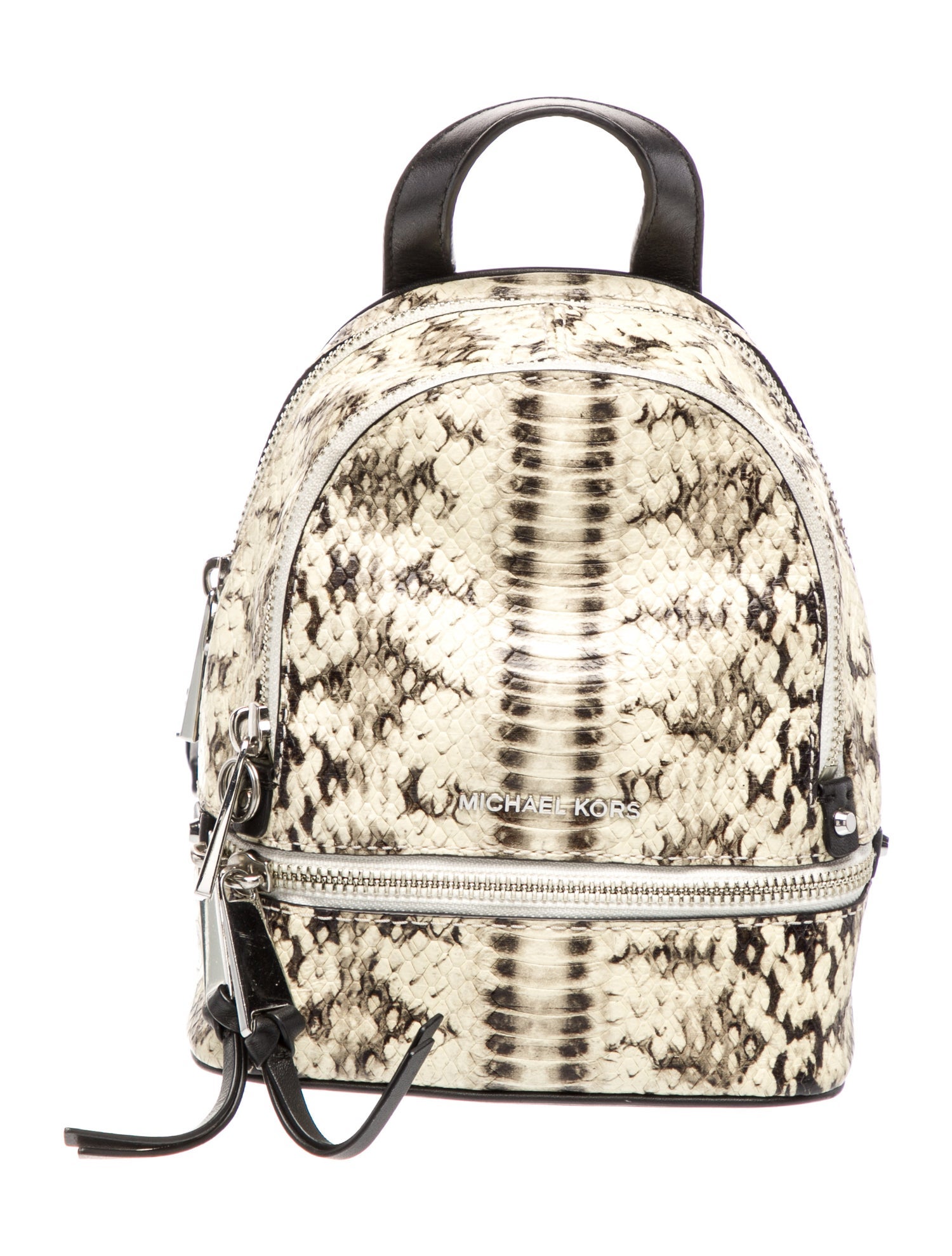 Michael Kors Embossed Leather Backpack
