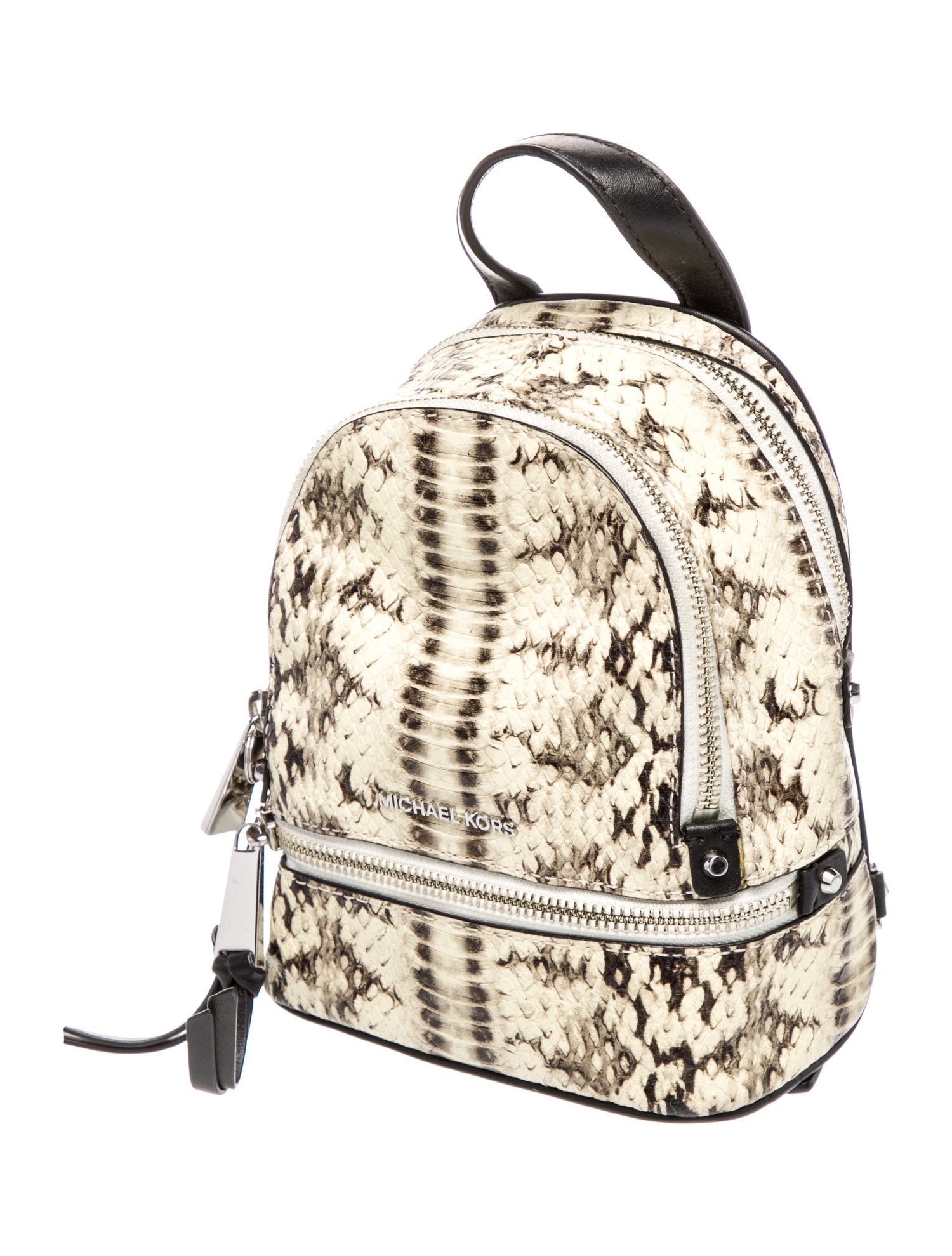 Michael Kors Embossed Leather Backpack