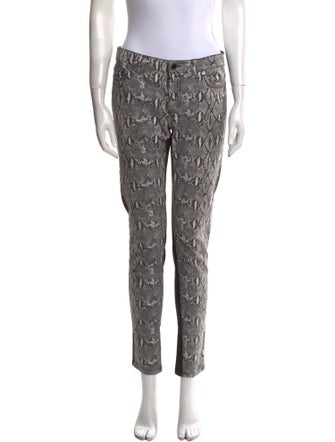 Michael Kors Animal Print Skinny Leg Pants