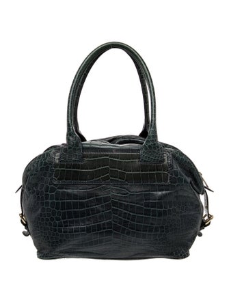 Michael Michael Kors Embossed Leather Top Handle Bag