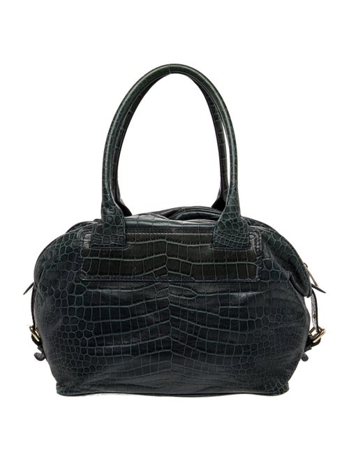 Michael Michael Kors Embossed Leather Top Handle Bag