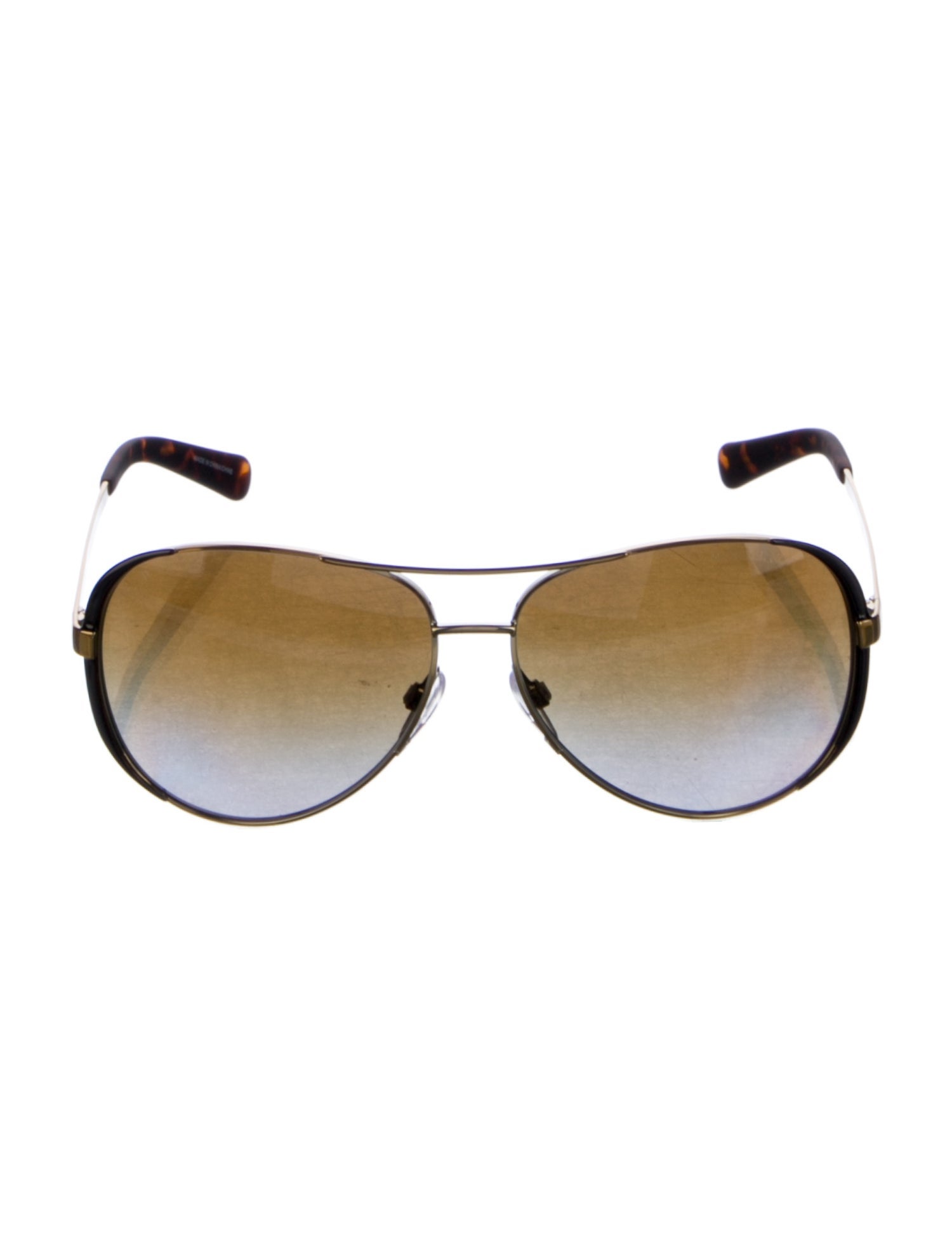 Michael Kors Aviator Gradient Sunglasses
