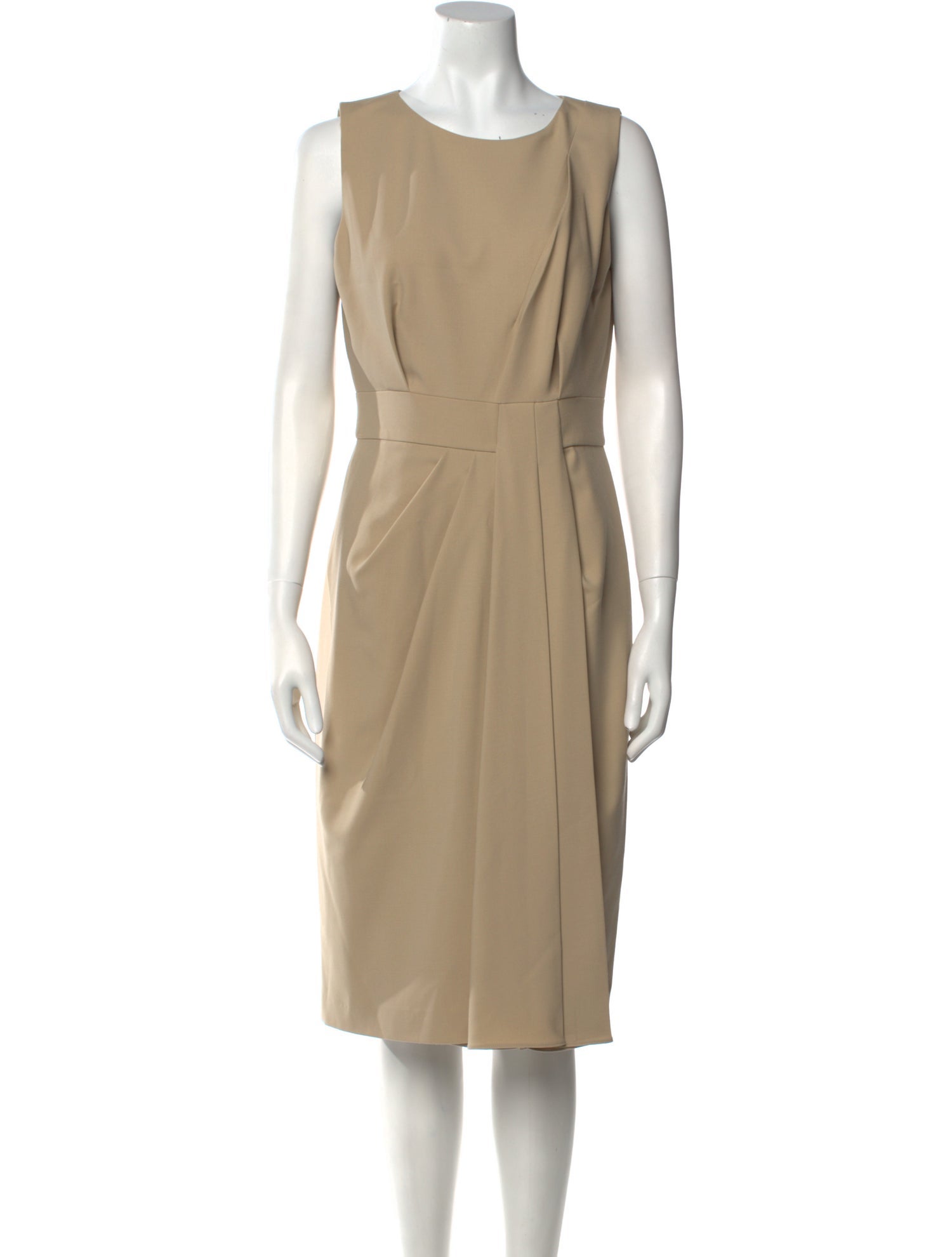 Michael Kors Virgin Wool Midi Length Dress w/ Tags