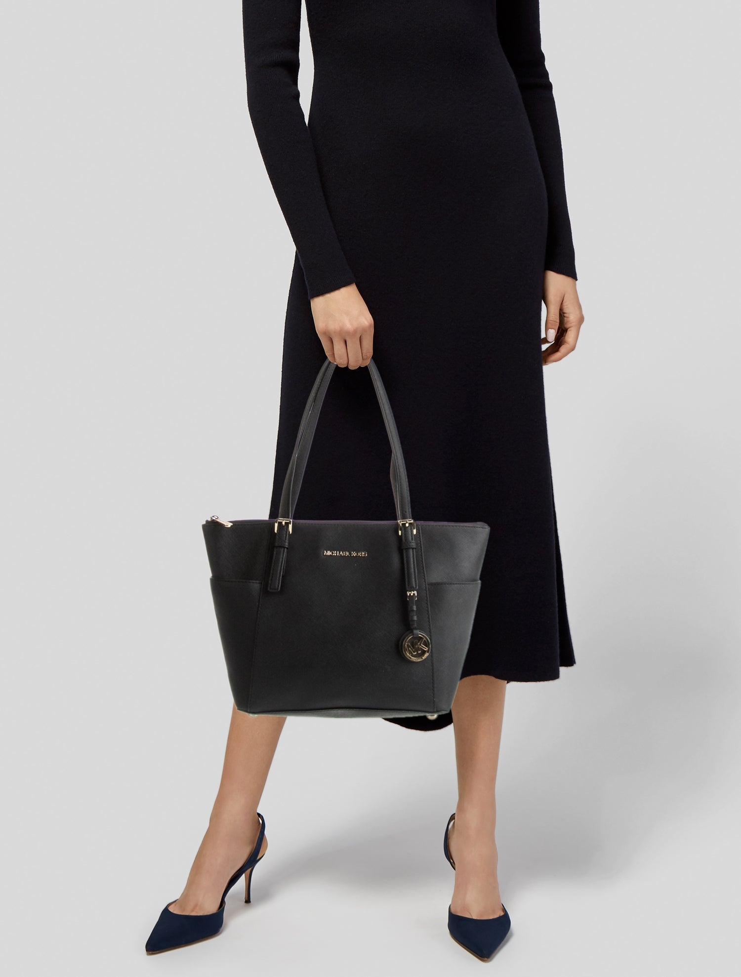 Michael Kors Saffiano Leather Shoulder Bag