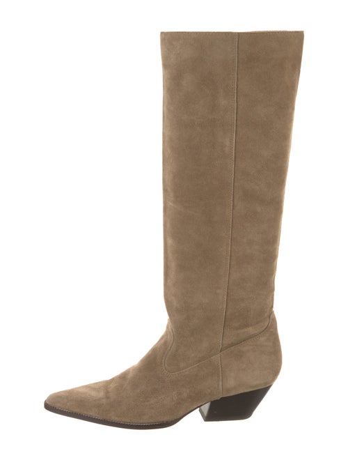 Michael Kors Suede Riding Boots