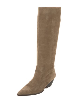 Michael Kors Suede Riding Boots