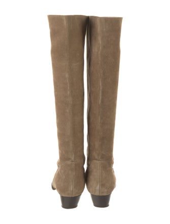 Michael Kors Suede Riding Boots