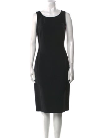 Michael Kors Virgin Wool Knee-Length Dress