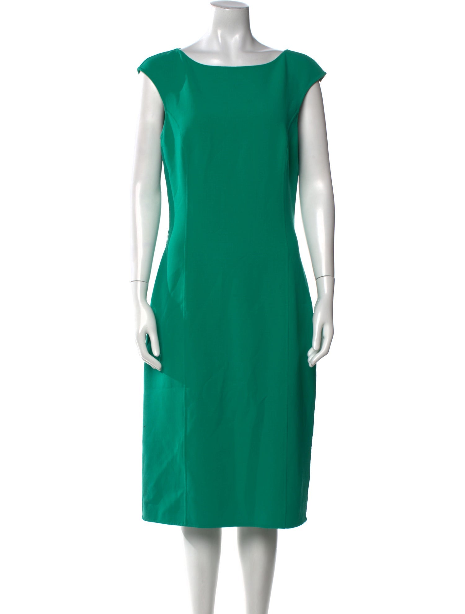 Michael Kors Virgin Wool Midi Length Dress