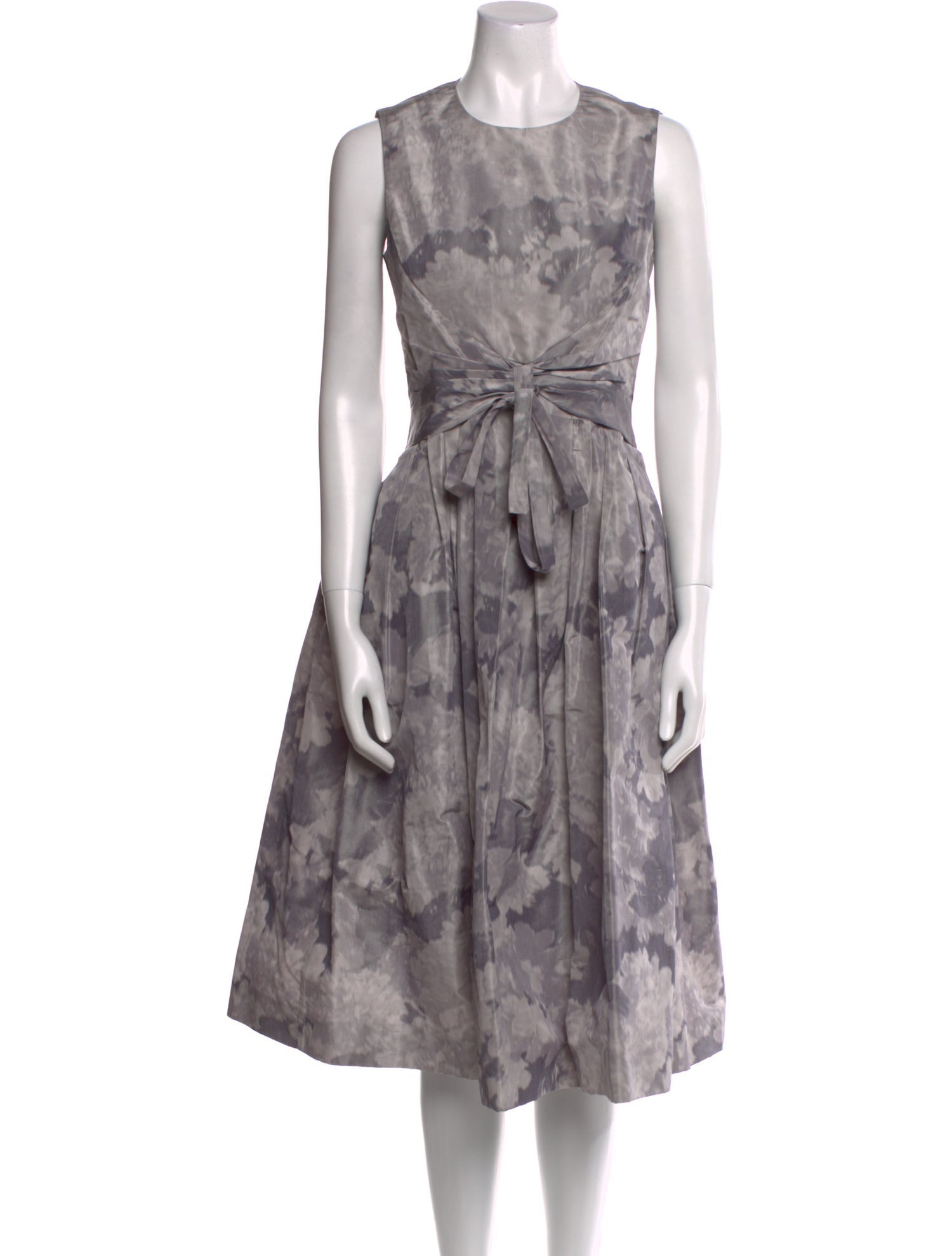 Michael Kors Tie-Dye Print Midi Length Dress