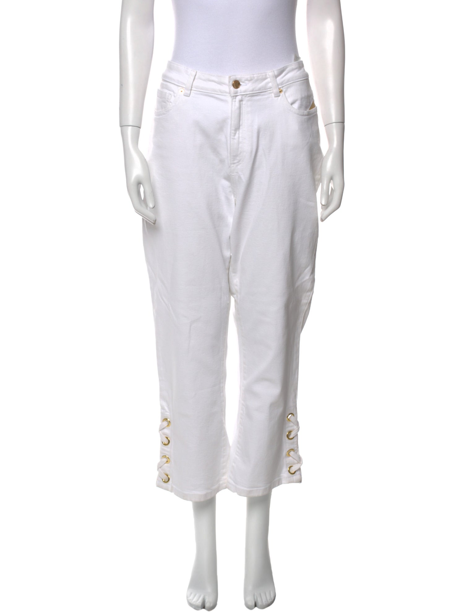 Michael Kors High-Rise Wide Leg Jeans