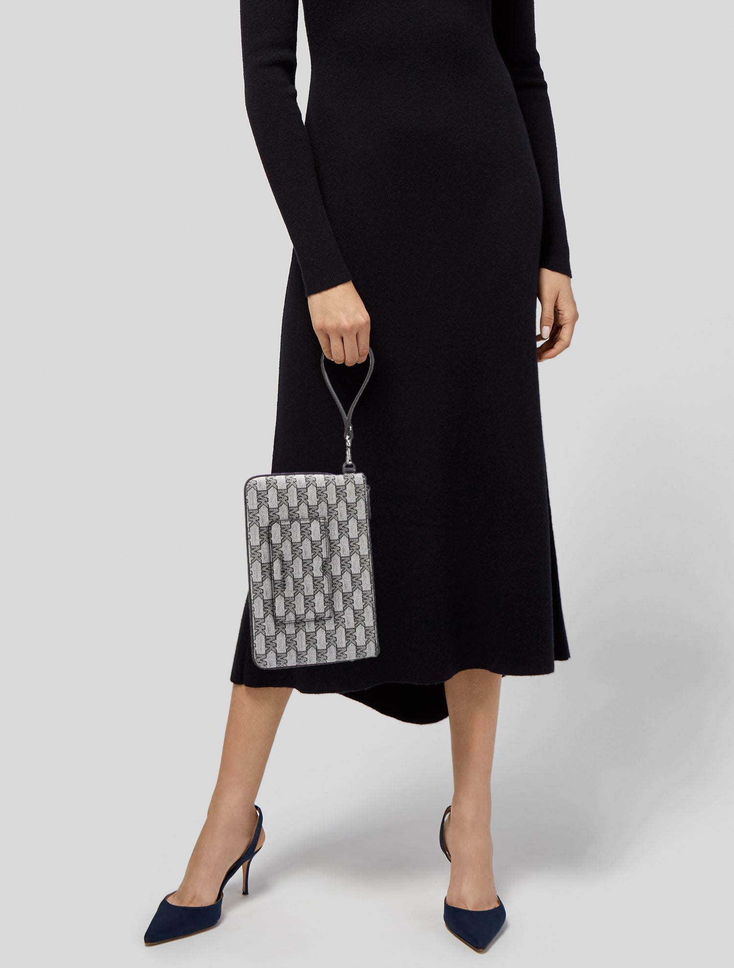 Michael Kors Canvas Clutch