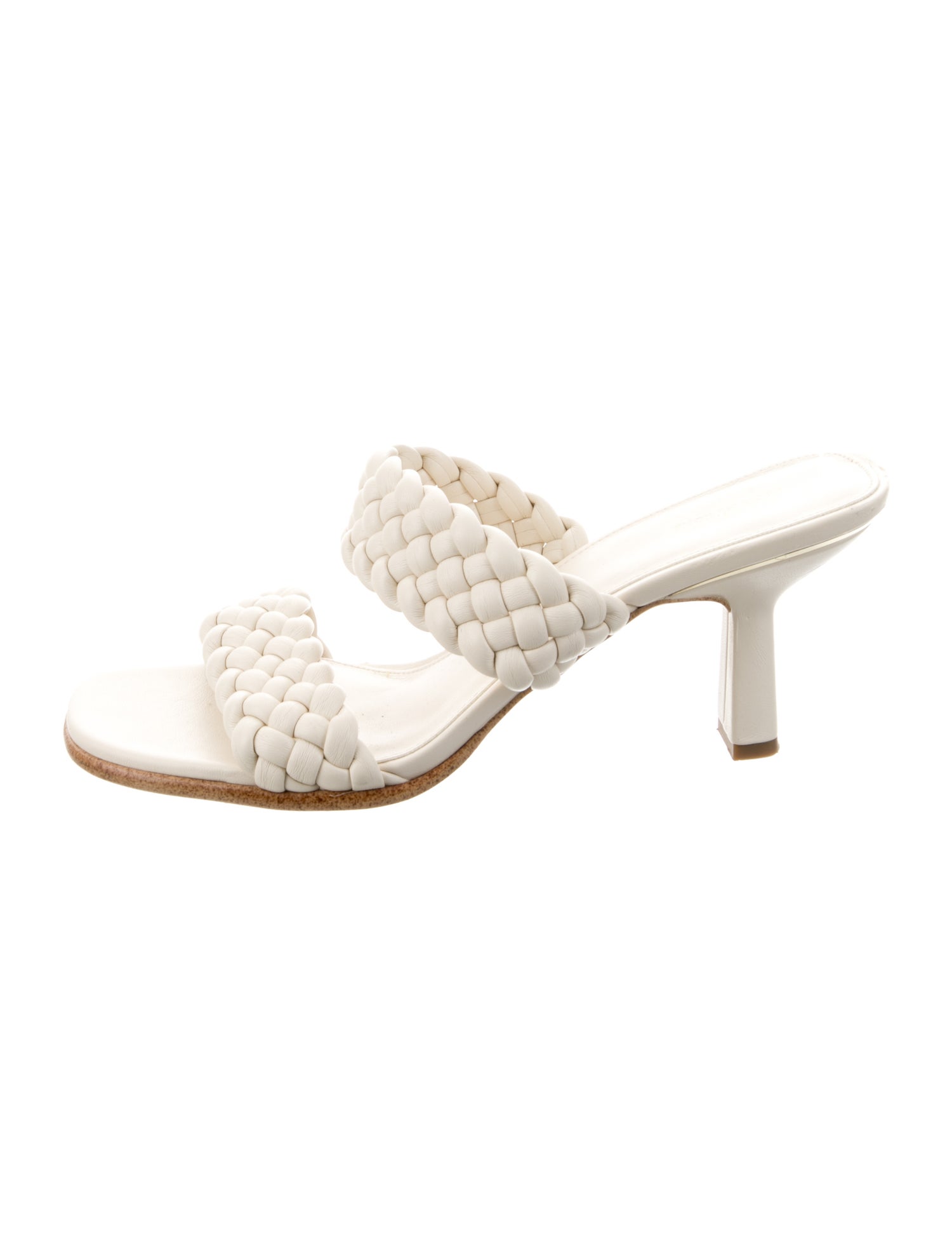 Michael Kors Leather Braided Accents Slides