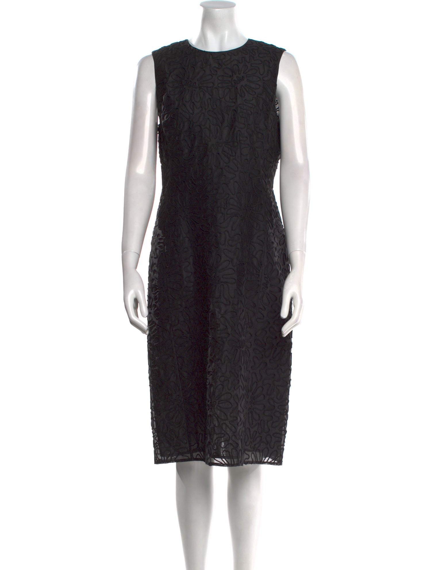 Michael Kors Silk Midi Length Dress