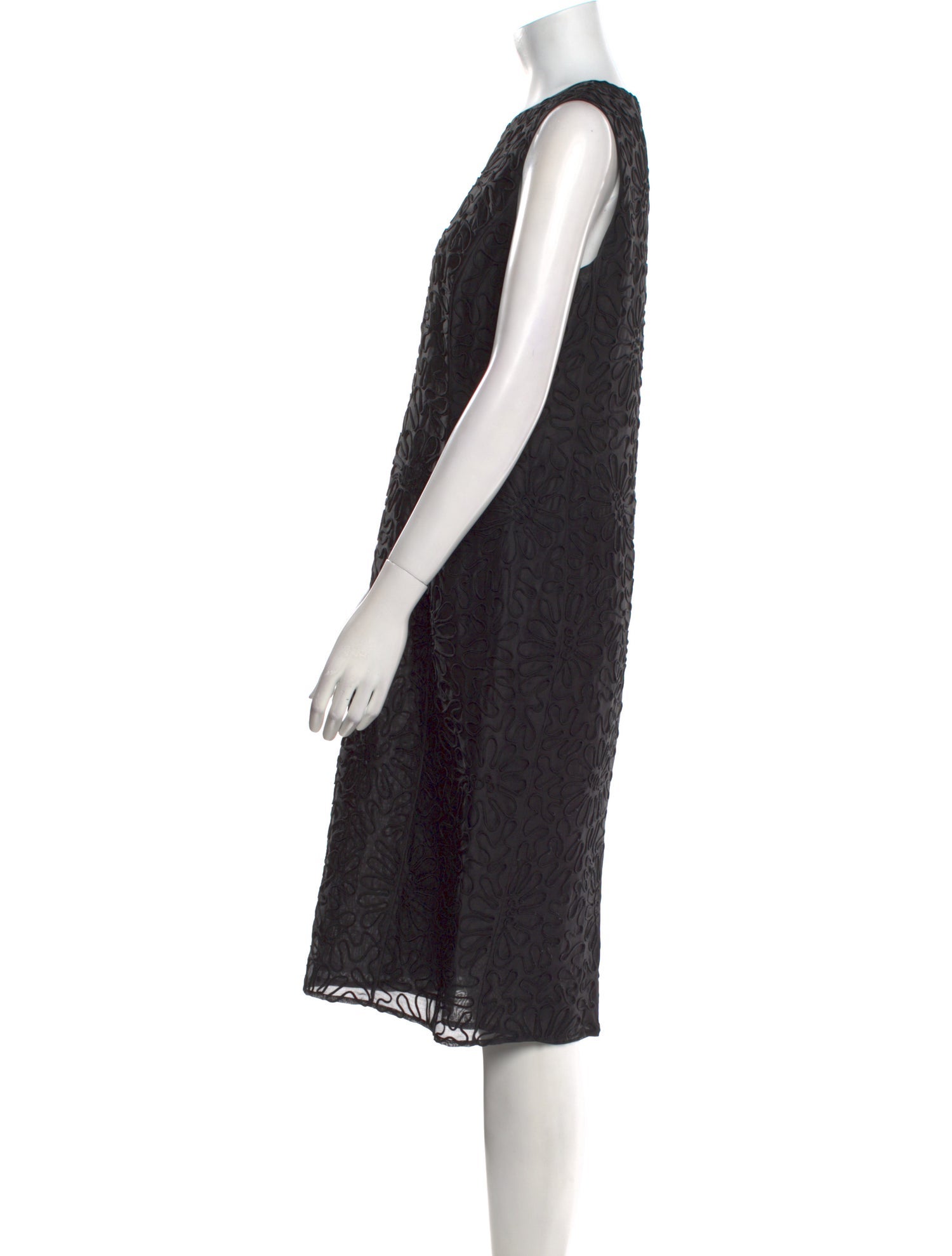 Michael Kors Silk Midi Length Dress