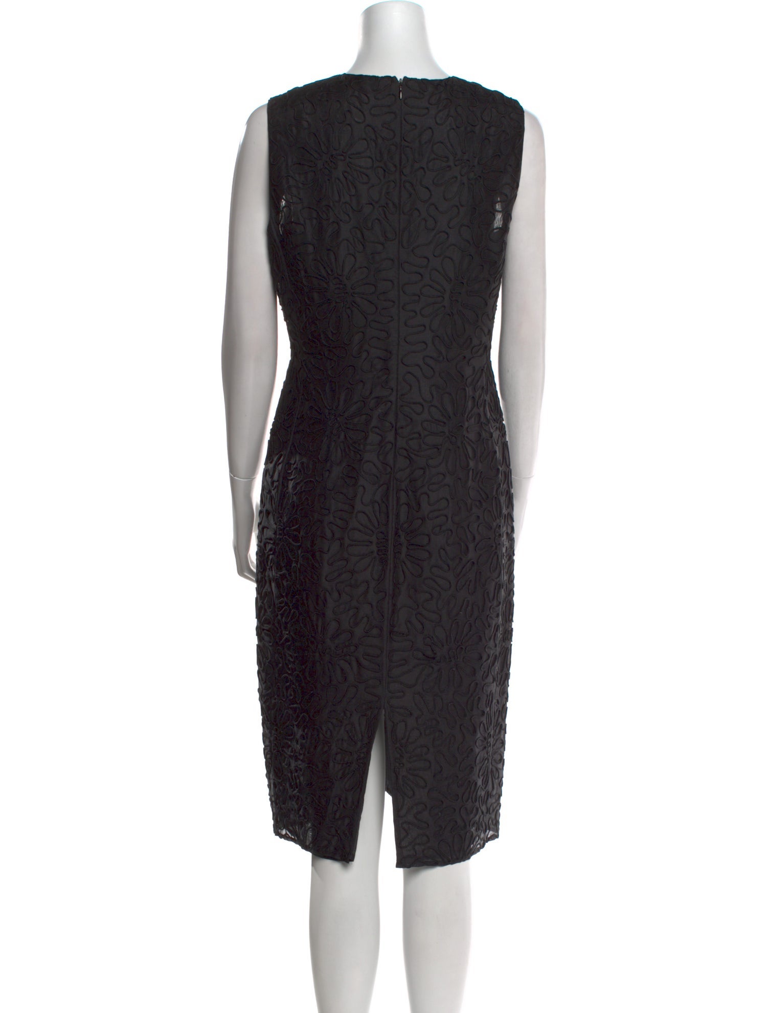 Michael Kors Silk Midi Length Dress