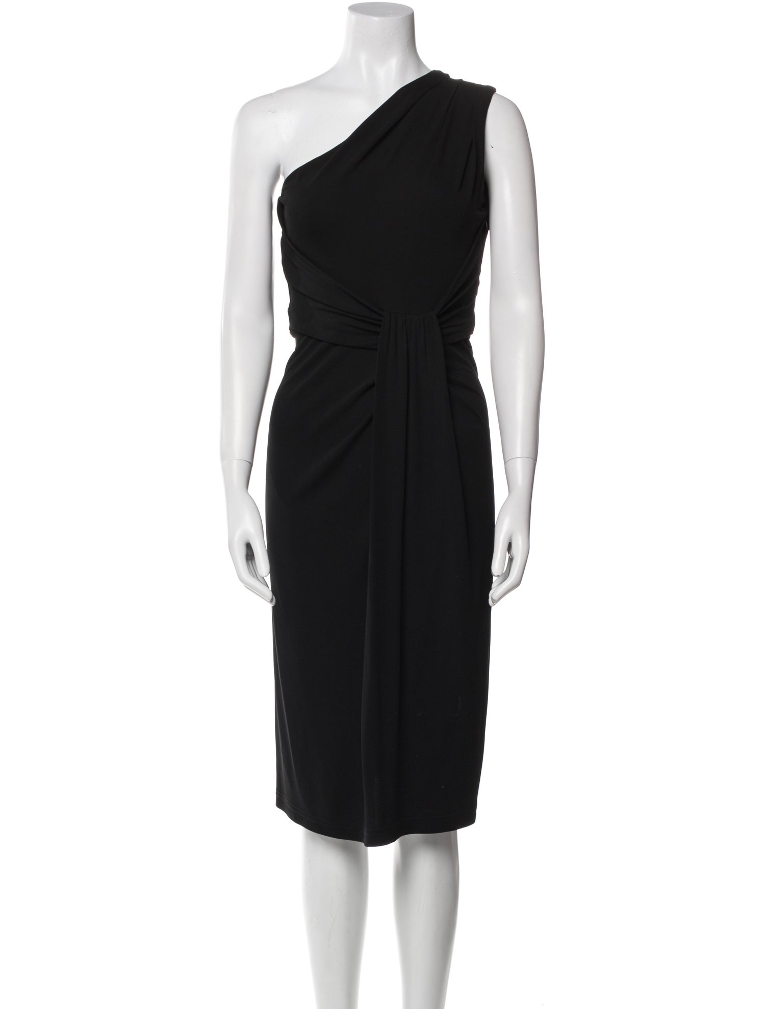 Michael Kors One-Shoulder Knee-Length Dress