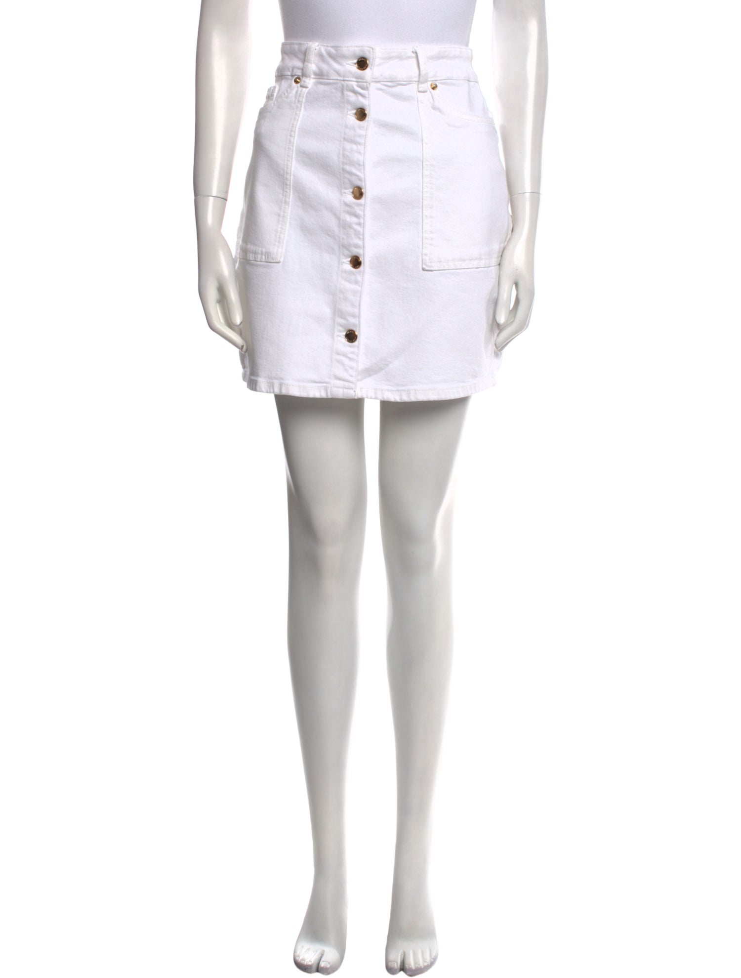 Michael Kors Distressed Accents Mini Skirt