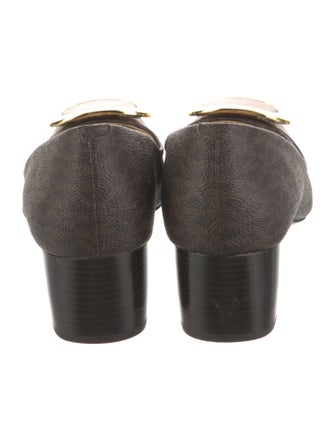 Michael Kors Monogram Pattern Wool Pumps