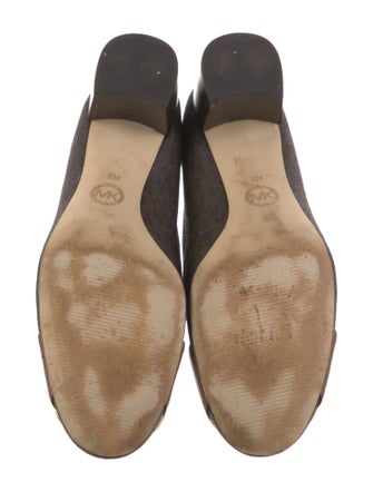 Michael Kors Monogram Pattern Wool Pumps