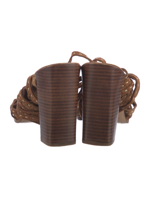 Michael Kors Suede Whipstitch Trim Sandals