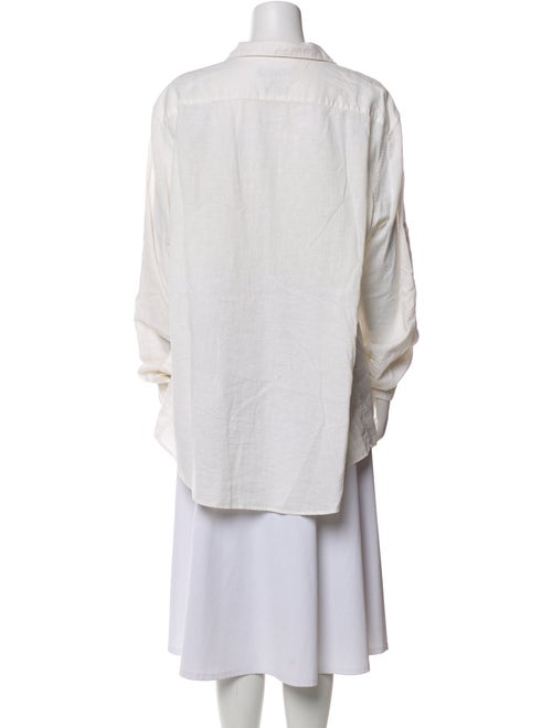 Michael Kors Long Sleeve Button-Up Top