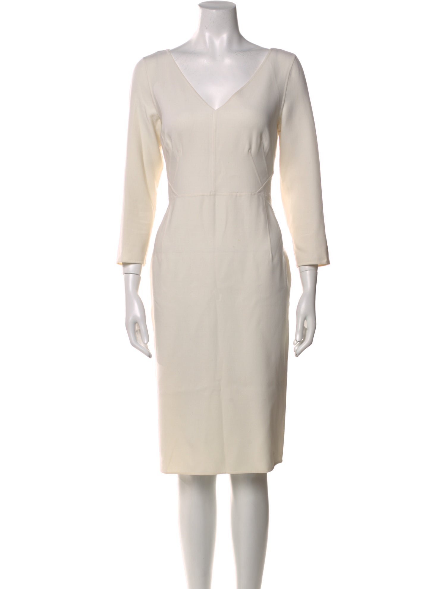 Michael Kors Virgin Wool Knee-Length Dress
