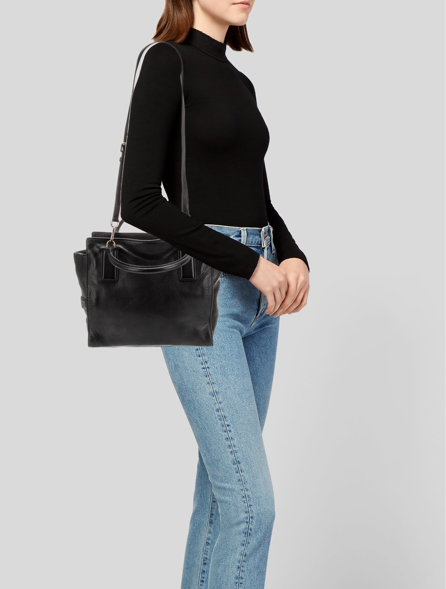 Michael Kors Leather Top Handle Bag