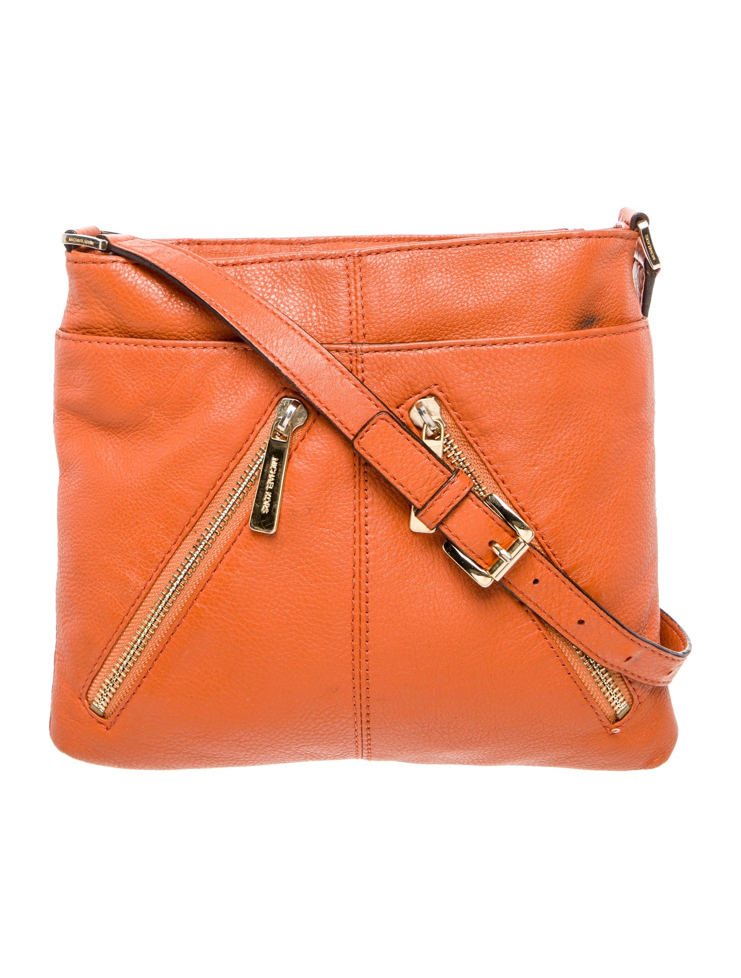 Michael Kors Leather Messenger Bag