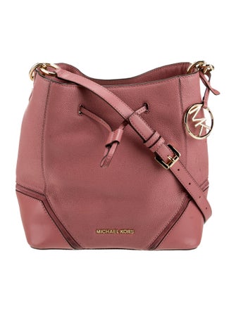 Michael Kors Leather Bucket Bag