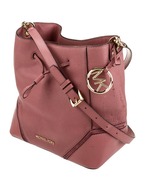 Michael Kors Leather Bucket Bag
