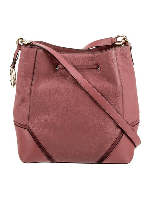 Michael Kors Leather Bucket Bag