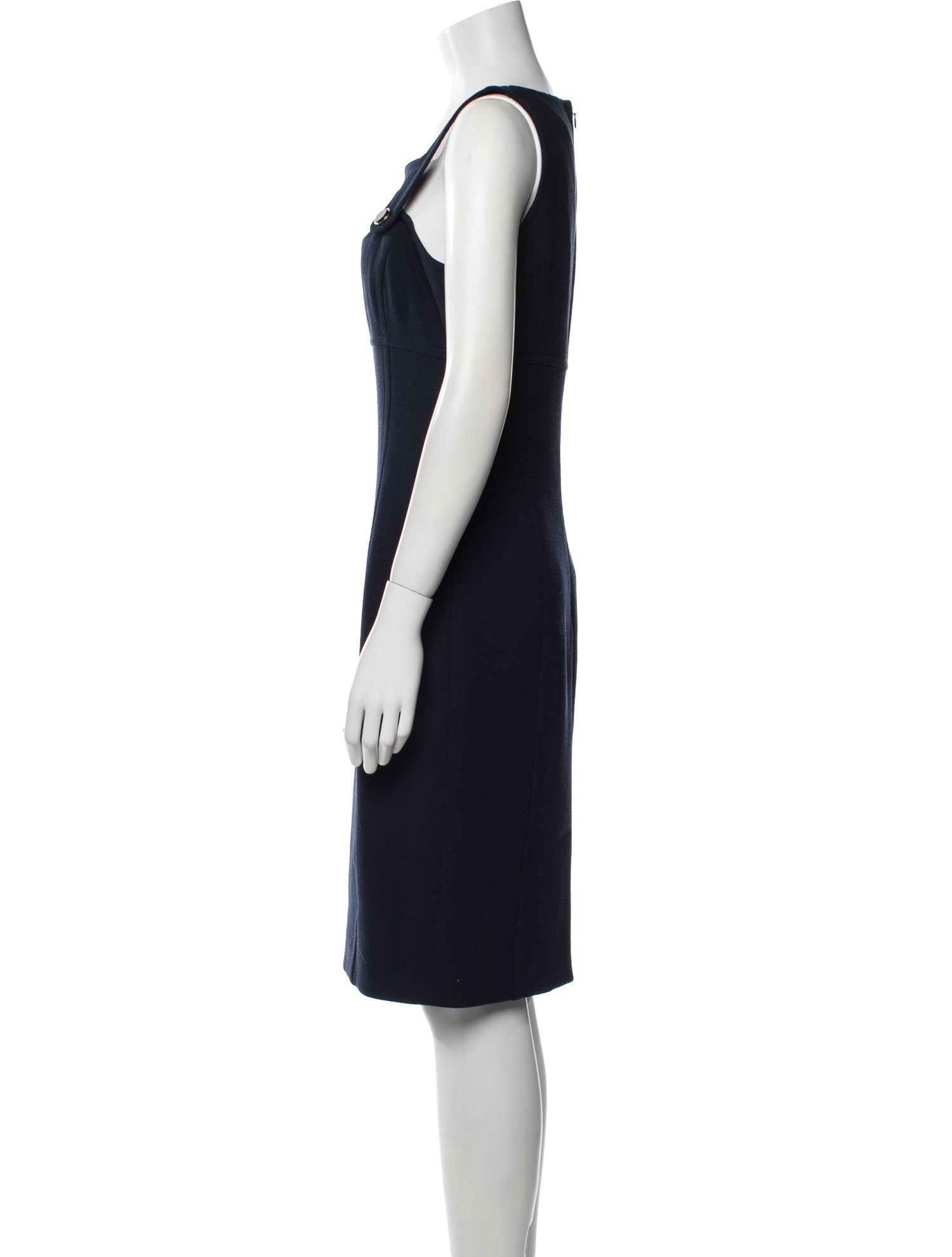 Michael Kors Virgin Wool Knee-Length Dress