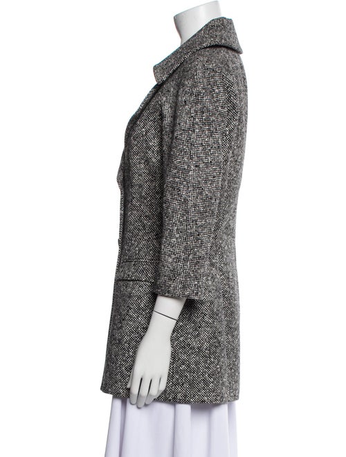 Michael Kors Virgin Wool Printed Blazer