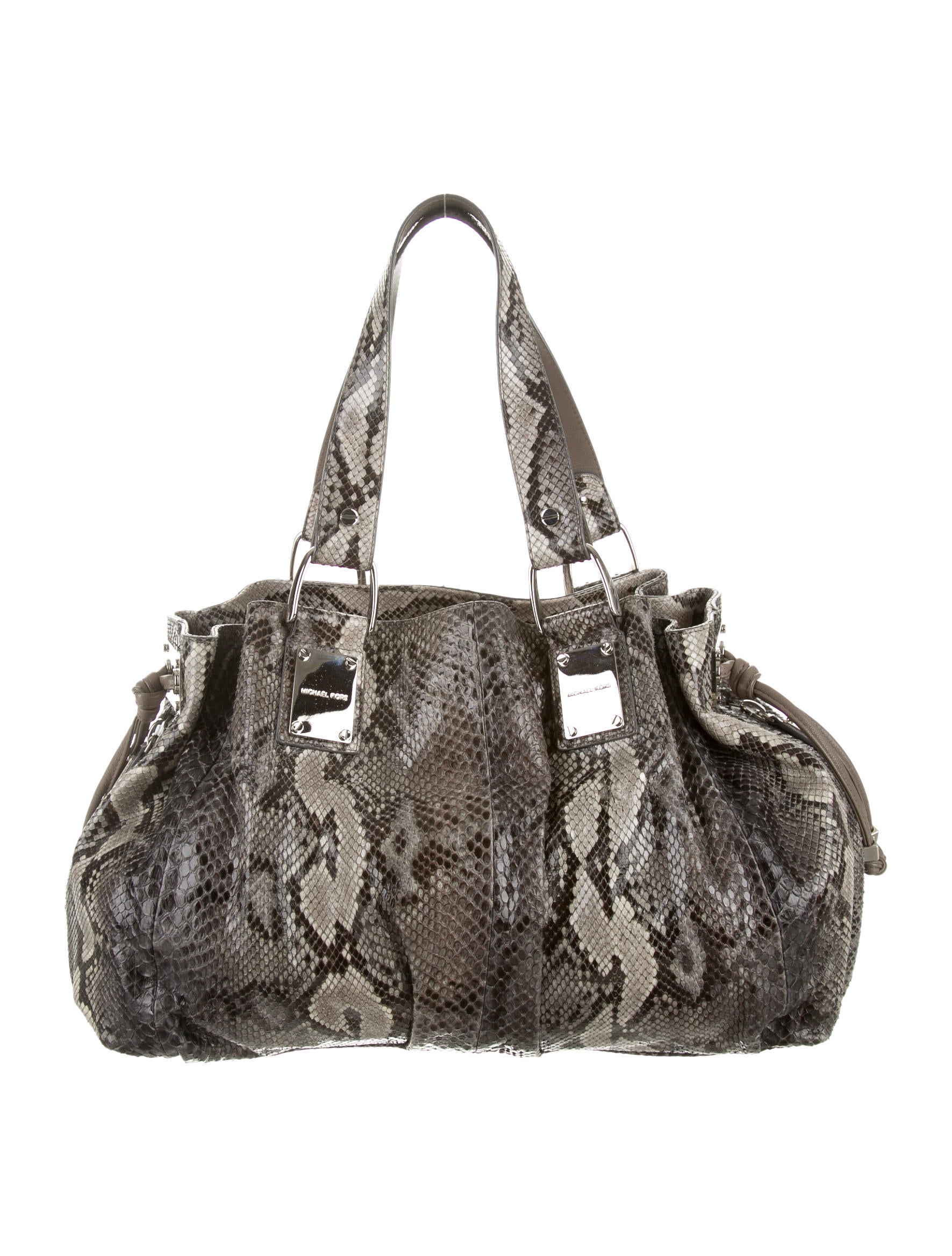 Michael Kors Snakeskin Shoulder Bag Handbags MIC30761 The RealReal