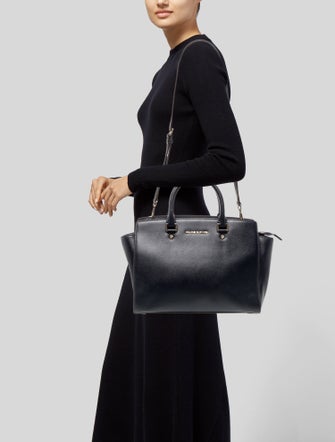 Michael Kors Saffiano Leather Top Handle Bag
