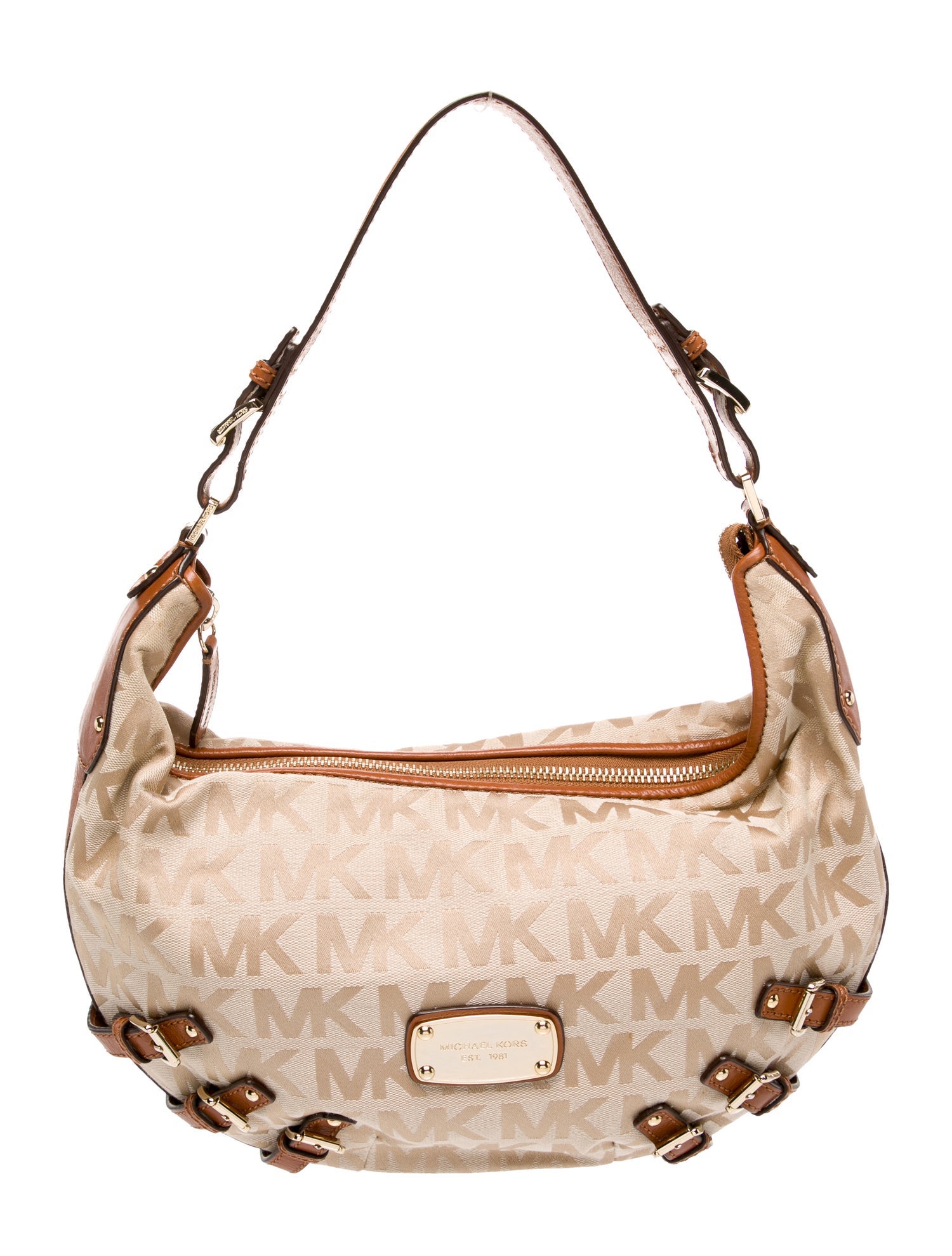 Michael Michael Kors Canvas Shoulder Bag