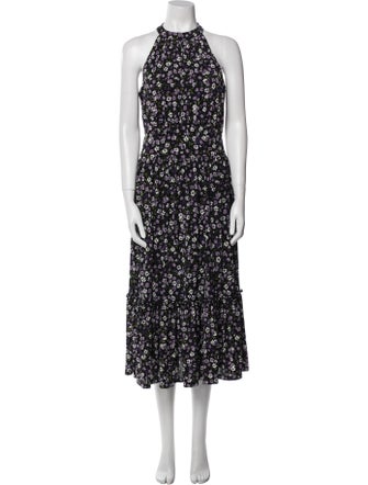 Michael Kors Floral Print Long Dress