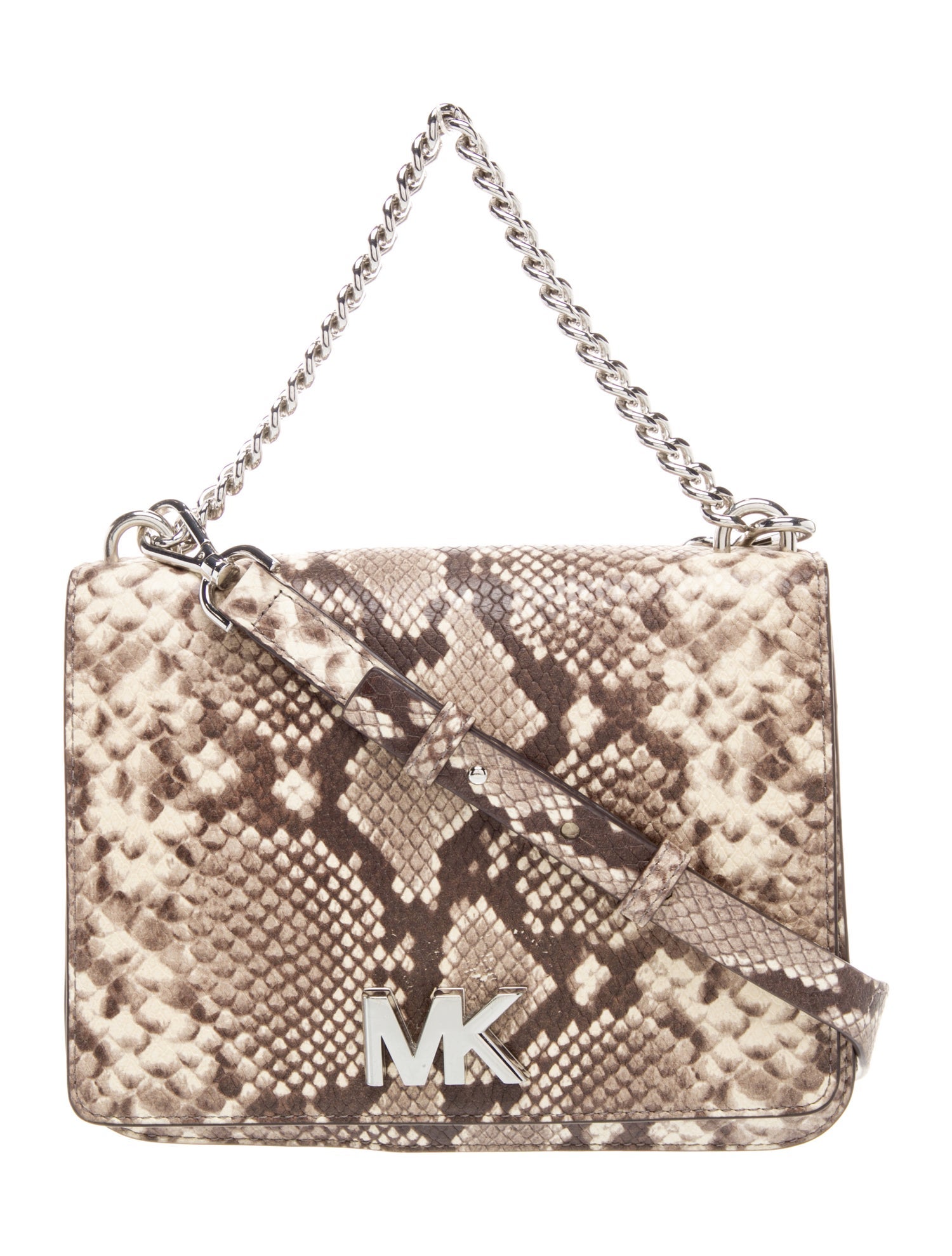 Michael Kors Embossed Leather Top Handle Bag