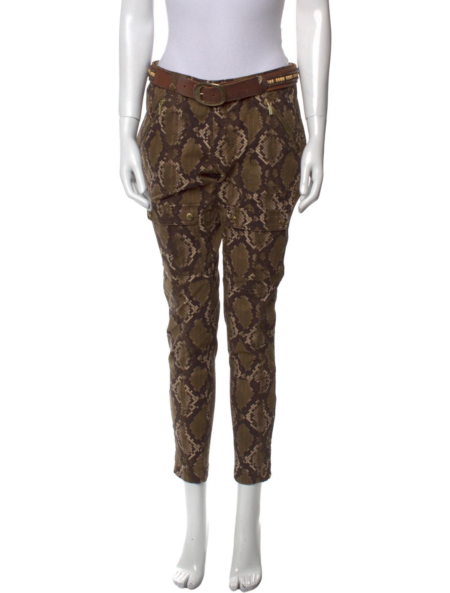 Michael Kors Printed Skinny Leg Pants