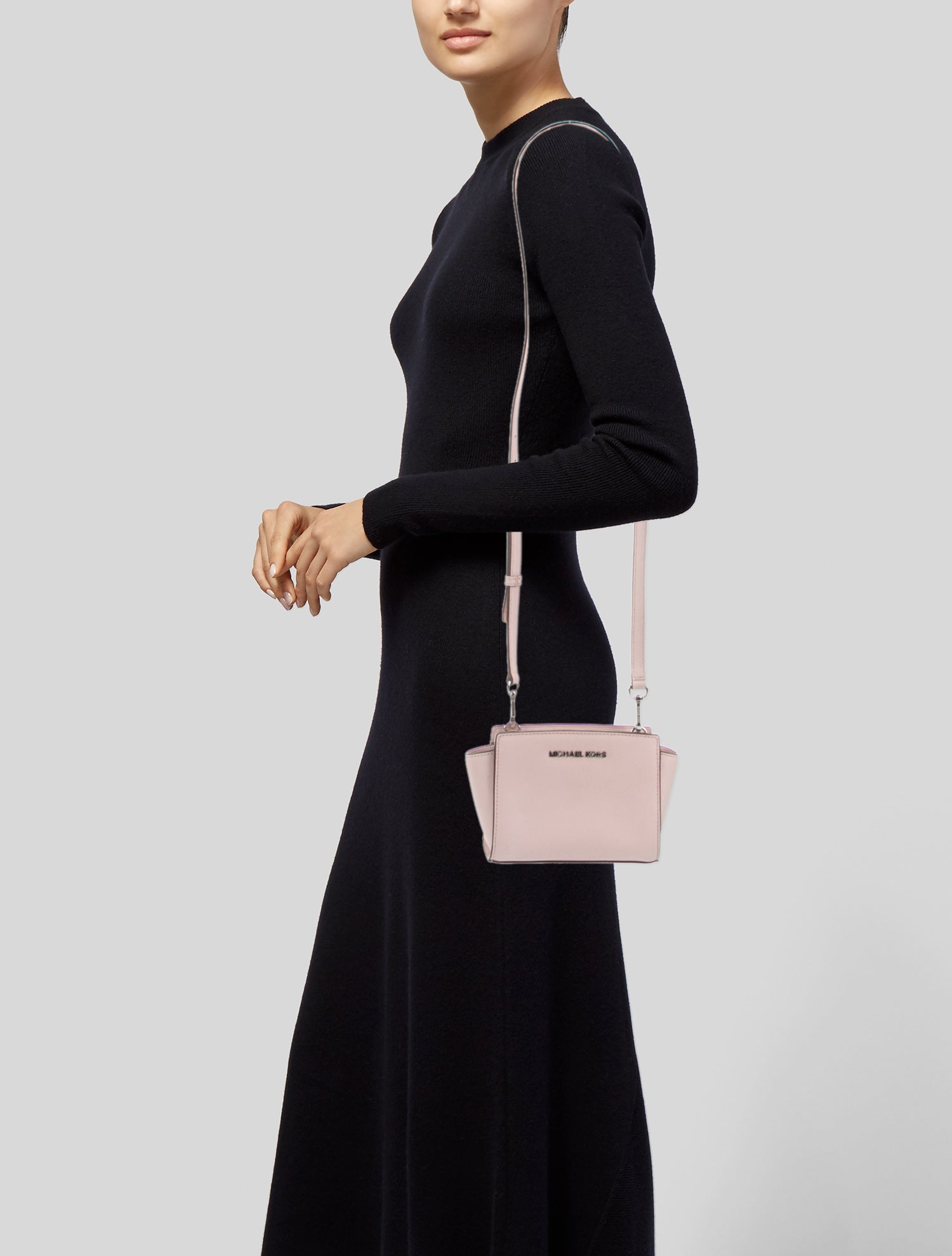 Michael Kors Saffiano Leather Crossbody Bag