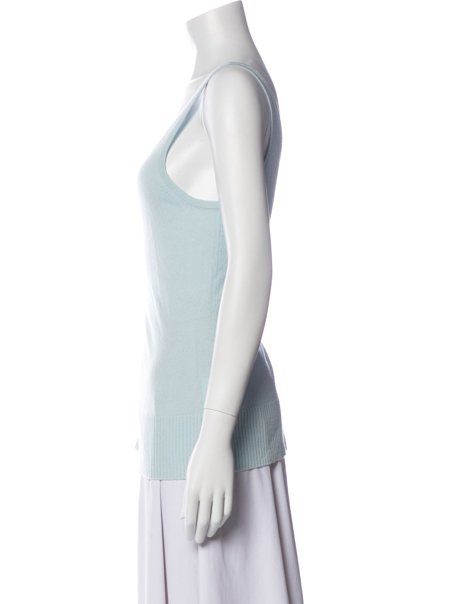 Michael Kors Cashmere Scoop Neck Top