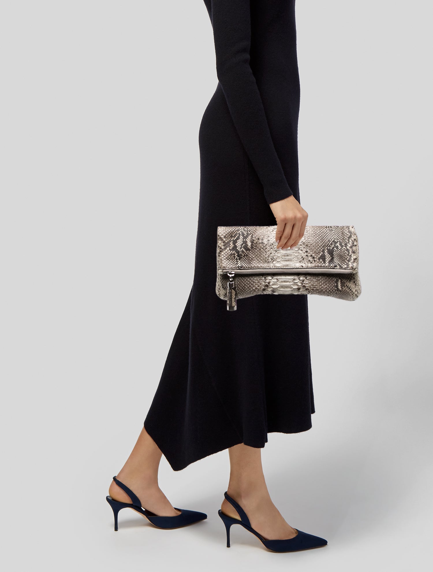 Michael Kors Snakeskin Clutch