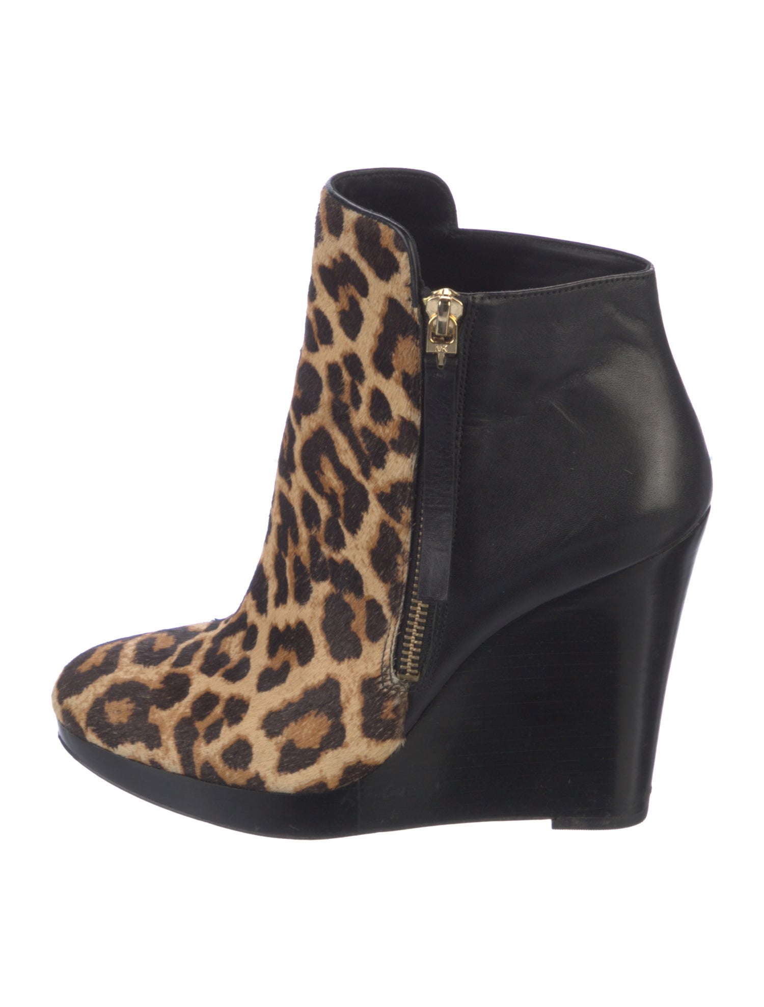 Michael Kors Ponyhair Animal Print Boots