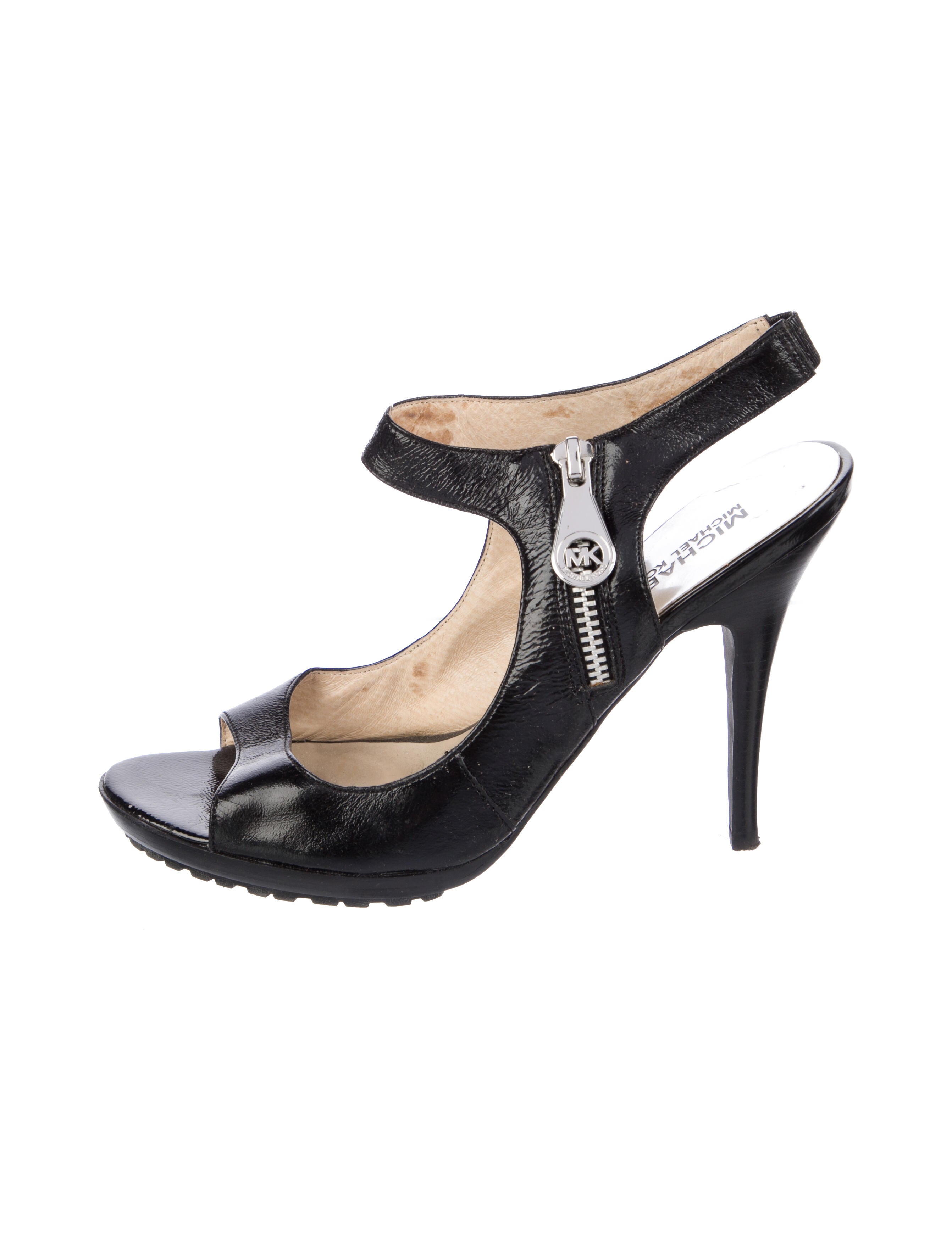 Michael Kors Patent Leather Slingback Pumps