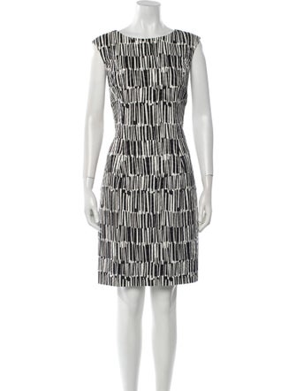 Michael Kors Printed Knee-Length Dress