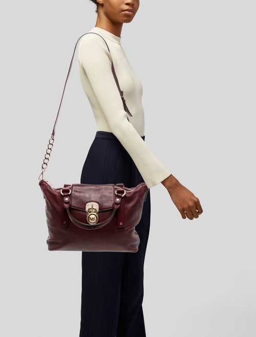 Michael Kors Leather Top Handle Bag
