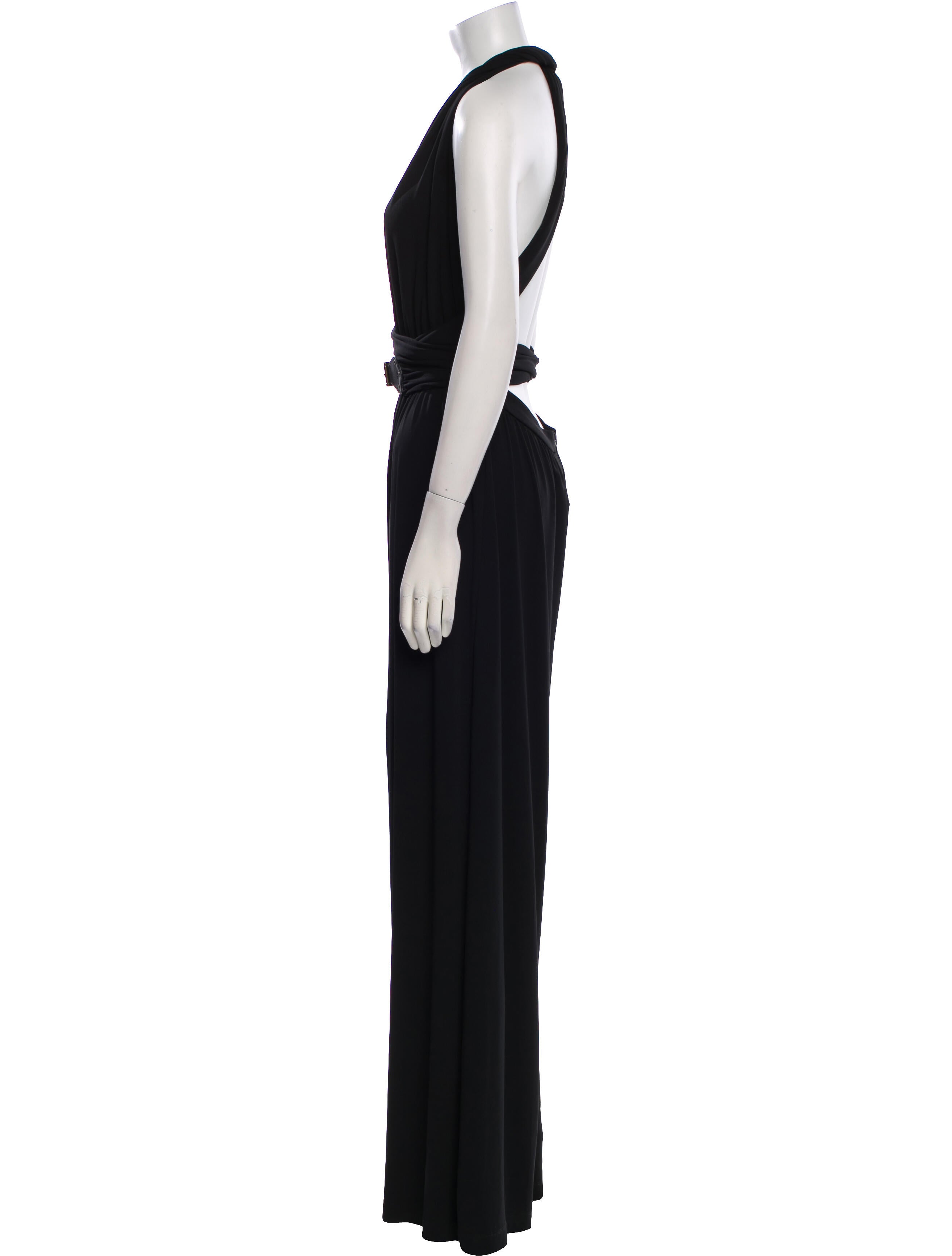 Michael Kors Collection V-Neck Jumpsuit