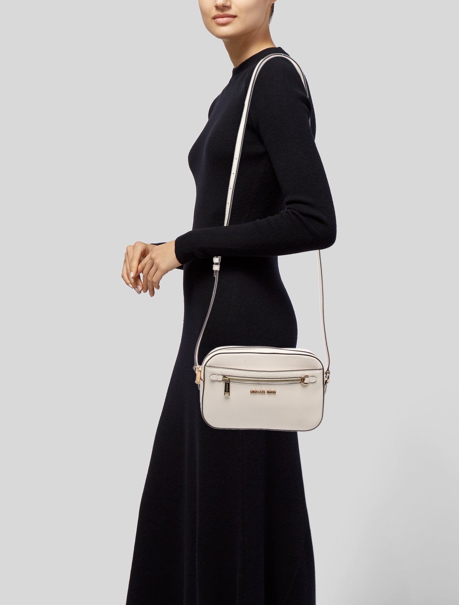 Michael Kors Saffiano Leather Crossbody Bag